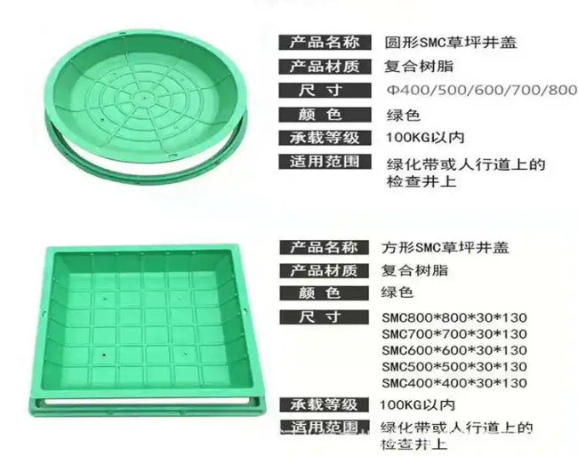 化州树脂复合种植井盖展示